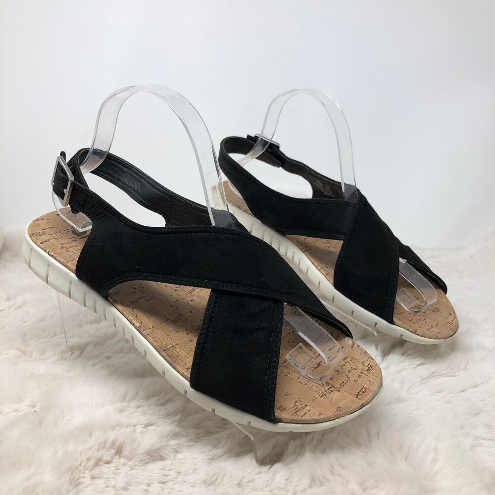 Circus Sam Edelman Ozzie Black Summer Sandals Women's 9.5